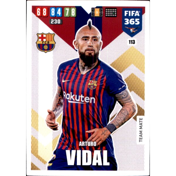 113 - Arturo Vidal  - Basis Karte - 2020