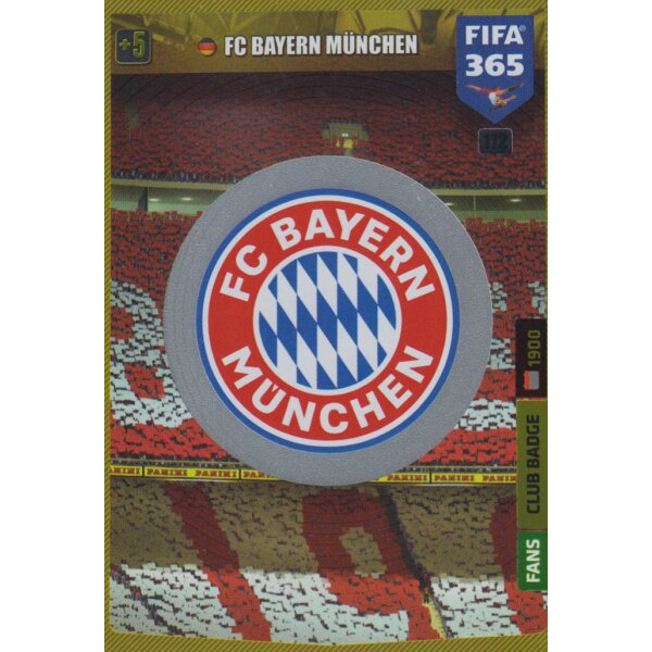 172 - FC Bayern München - Club Karte - 2020