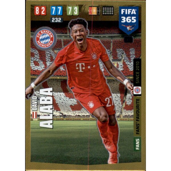 173 - David Alaba - Fans Favourite - 2020