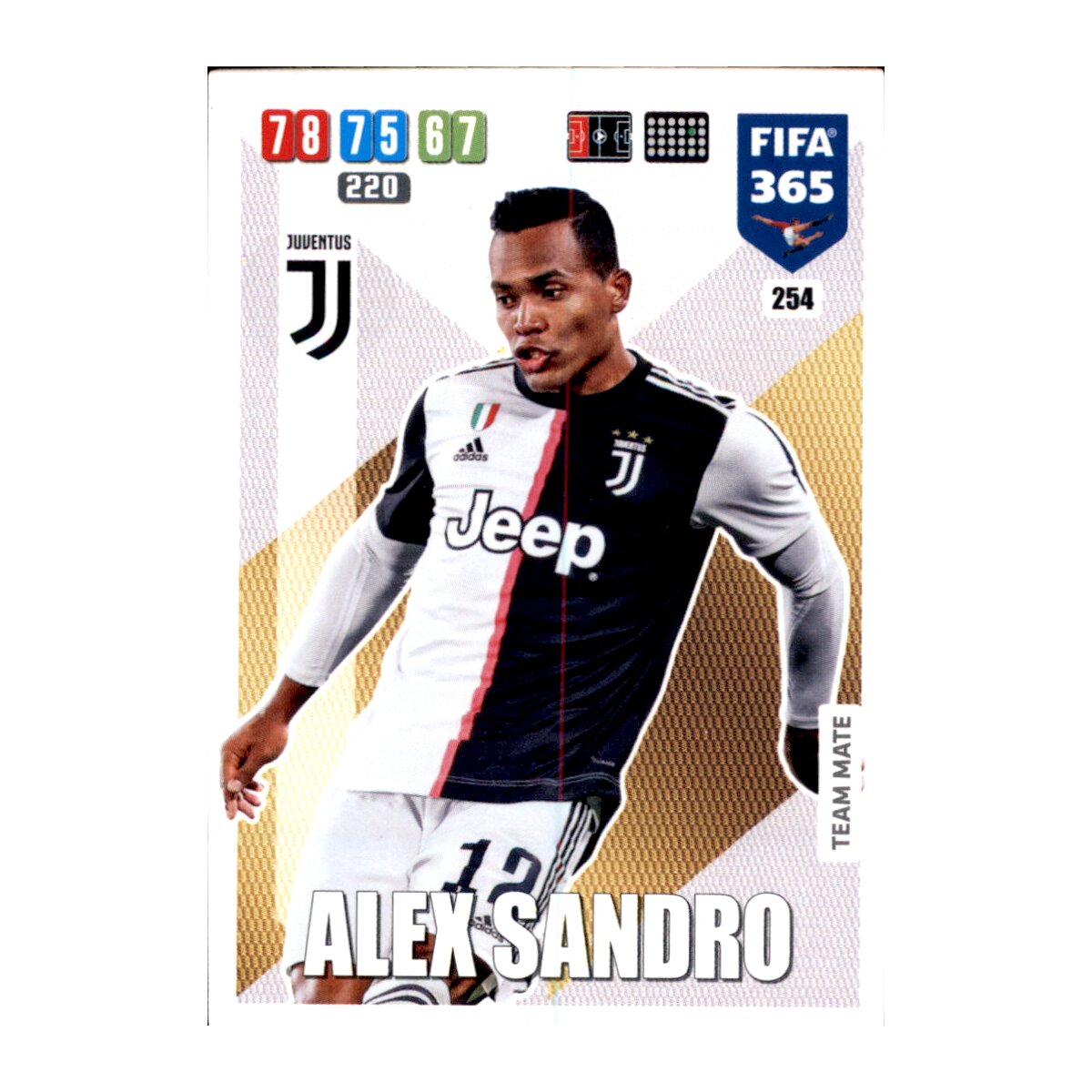 254 - Alex Sandro - Basis Karte - 2020, 0,39