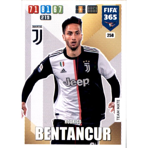 258 - Rodrigo Bentancur - Basis Karte - 2020