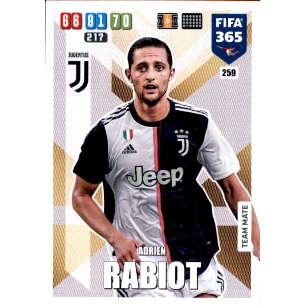 259 - Adrien Rabiot  - Basis Karte - 2020