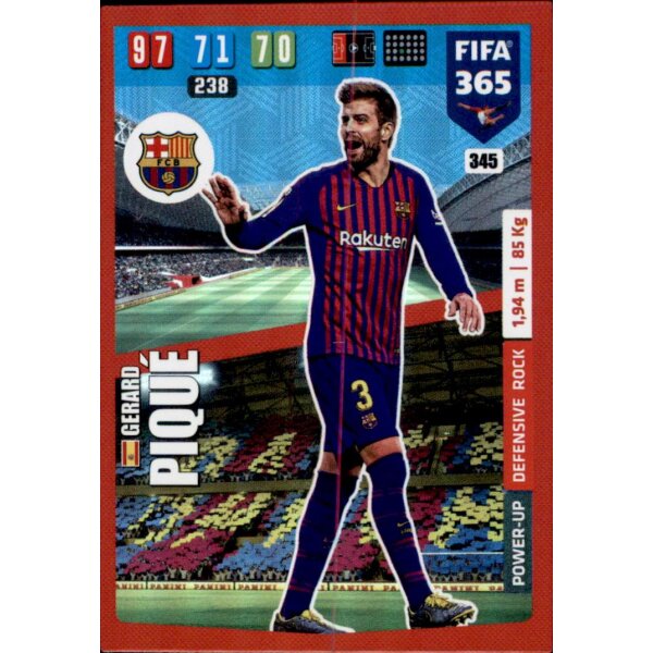 345 - Gerard Pique - Defensive Rock - 2020