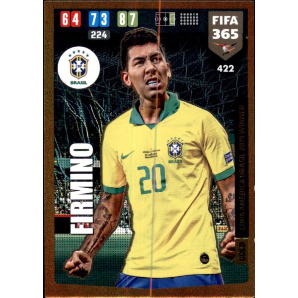 422 - Roberto Firmino - Copa America Brasil 2019 Winner  - 2020