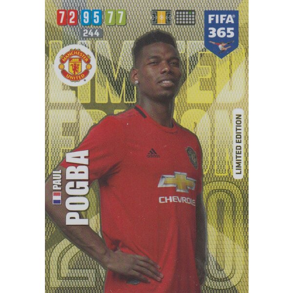 LE24 - Paul Pogba - Limitierte Karte - 2020