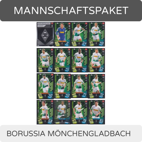 Topps Match Attax - 2019/20 - Mannschaftspaket - Borussia Mönchengladbach