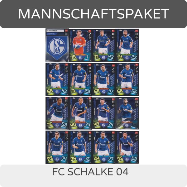 Topps Match Attax - 2019/20 - Mannschaftspaket - FC Schalke 04