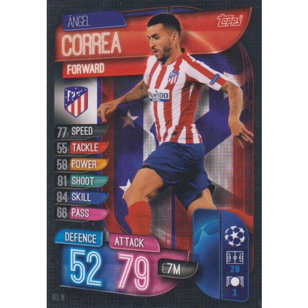 ATL16  - Angel Correa - Basis Karte - 2019/2020