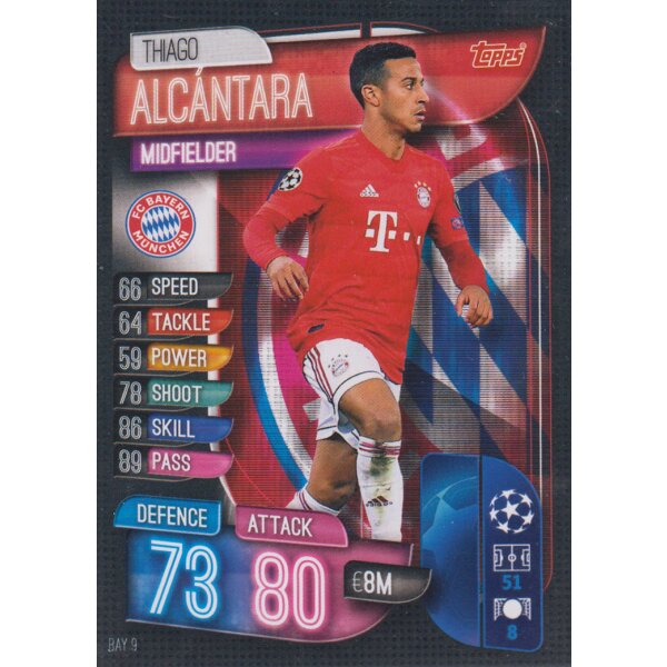 BAY9  - Thiago Alcantara  - Basis Karte - 2019/2020