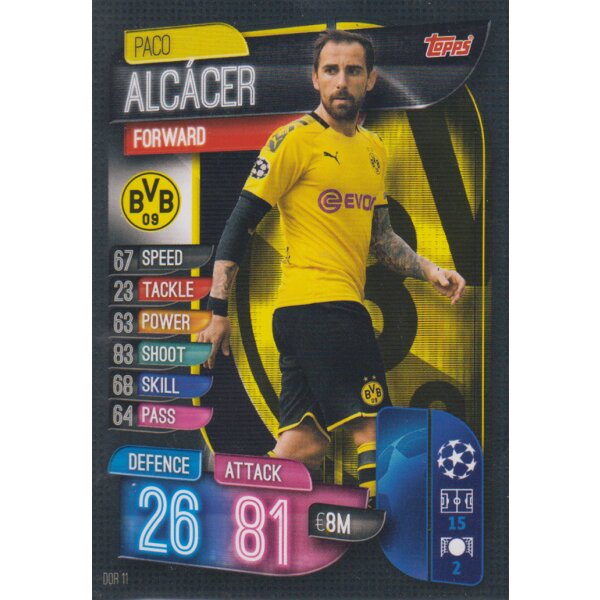 DOR11  - Paco Alcacer - Basis Karte - 2019/2020