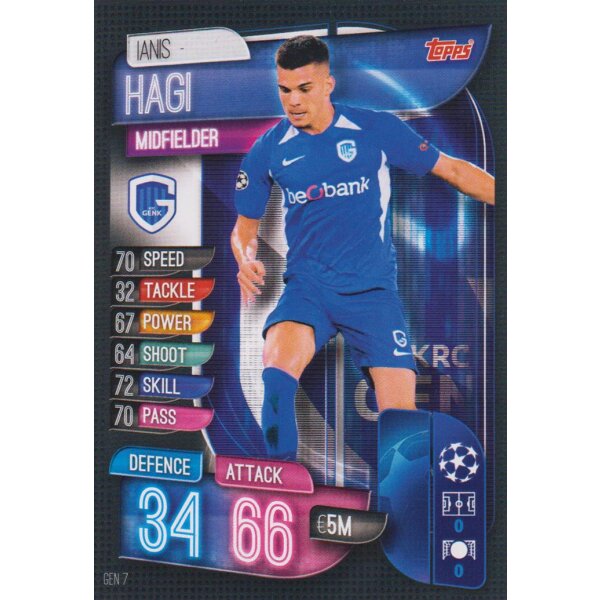 GEN7  - Ianis Hagi - Basis Karte - 2019/2020