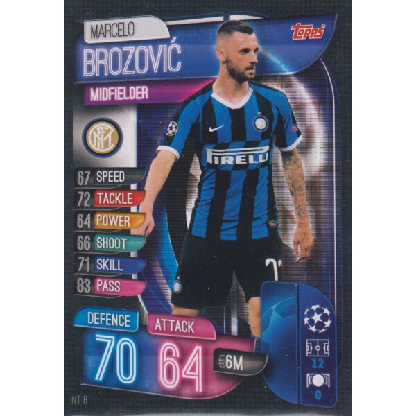 INT8  - Marcelo Brozovic - Basis Karte - 2019/2020