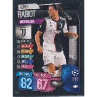 JUV9  - Adrien Rabiot - Basis Karte - 2019/2020