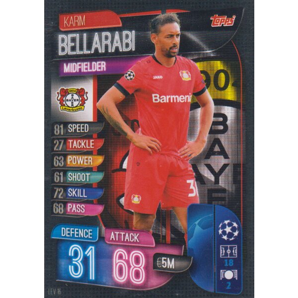 LEV16  - Karim Bellarabi - Basis Karte - 2019/2020