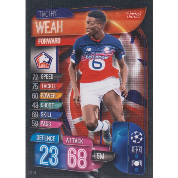 LIL9  - Timothy Weah - Basis Karte - 2019/2020