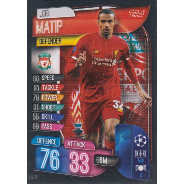 LIV13  - Joel Matip  - Basis Karte - 2019/2020