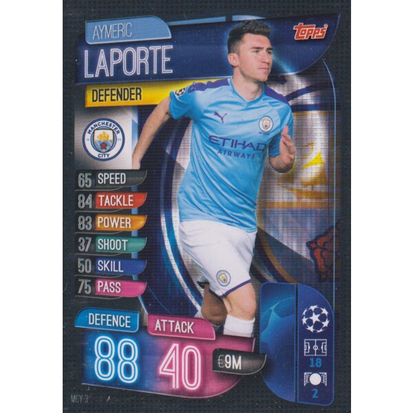 MCY3  - Aymeric Laporte  - Basis Karte - 2019/2020