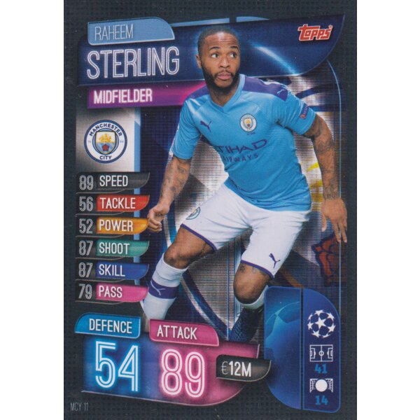 MCY11  - Raheem Sterling  - Basis Karte - 2019/2020