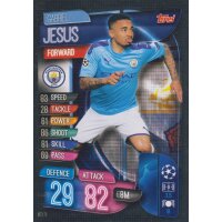 MCY16  - Gabriel Jesus  - Basis Karte - 2019/2020