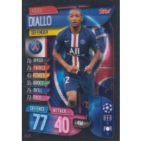 PSG13  - Abdou Diallo - Basis Karte - 2019/2020