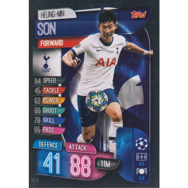 TOT12  - Heung-Min Son - Basis Karte - 2019/2020