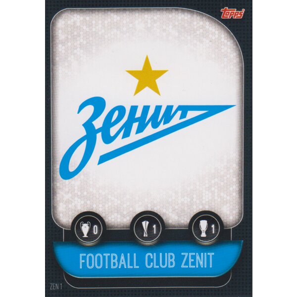 ZEN1  - FC Zenit St. Petersburg - Club Badge - 2019/2020