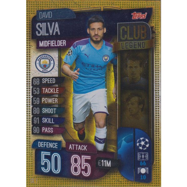 CL1  - David Silva - Club Legend - 2019/2020