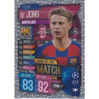 M BAR  - Frenkie de Jong - Man of the Match - 2019/2020