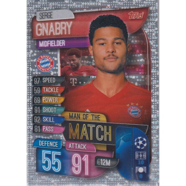 M BAY  - Serge Gnabry - Man of the Match - 2019/2020