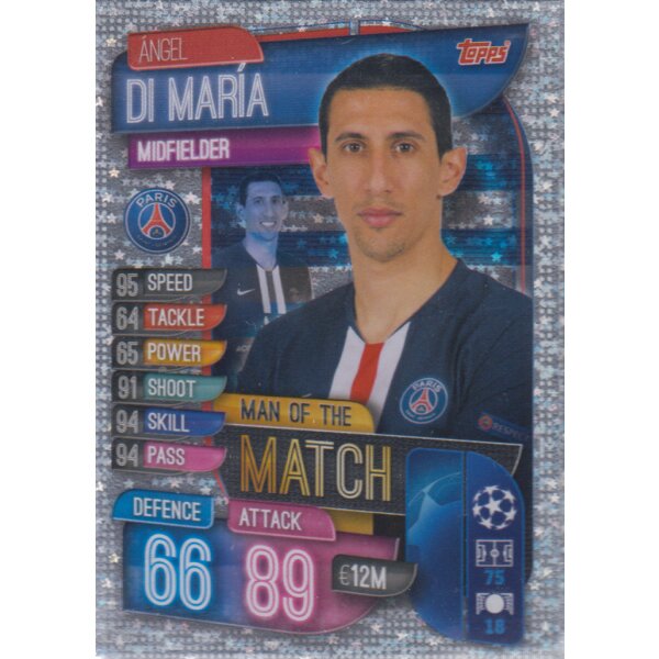 M PSG  - Angel Di Maria - Man of the Match - 2019/2020