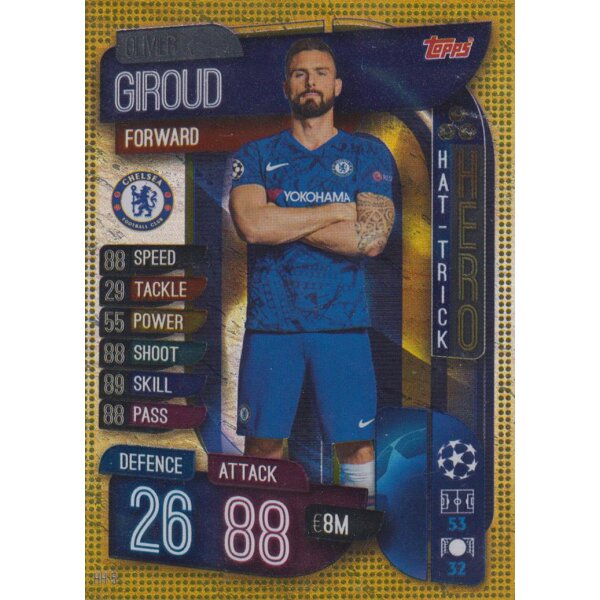 HH5  - Olivier Giroud - Hattrick Hero - 2019/2020