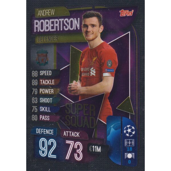 SS3  - Andrew Robertson - Super Squad - 2019/2020