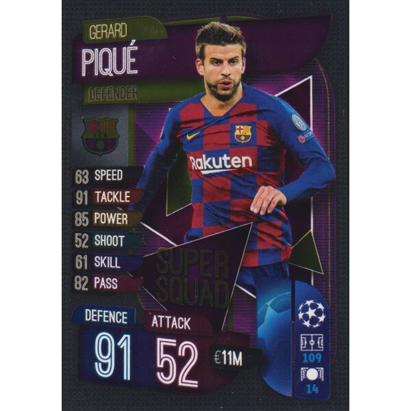 SS5  - Gerard Pique - Super Squad - 2019/2020