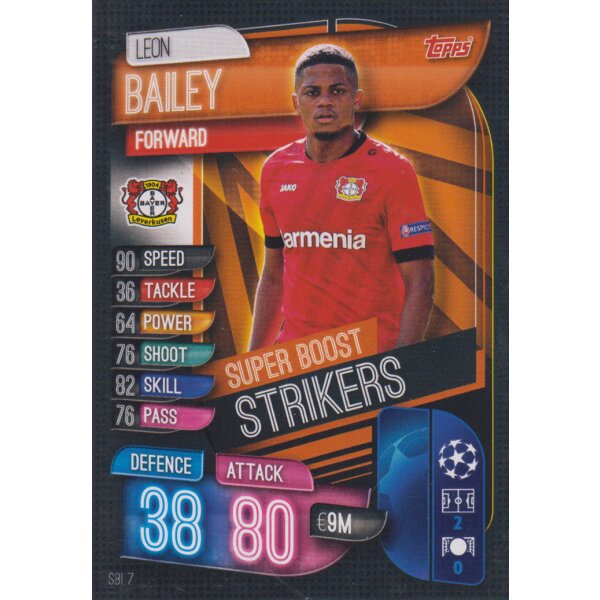 SBI7  - Leon Bailey - Super Boost Strikers - 2019/2020