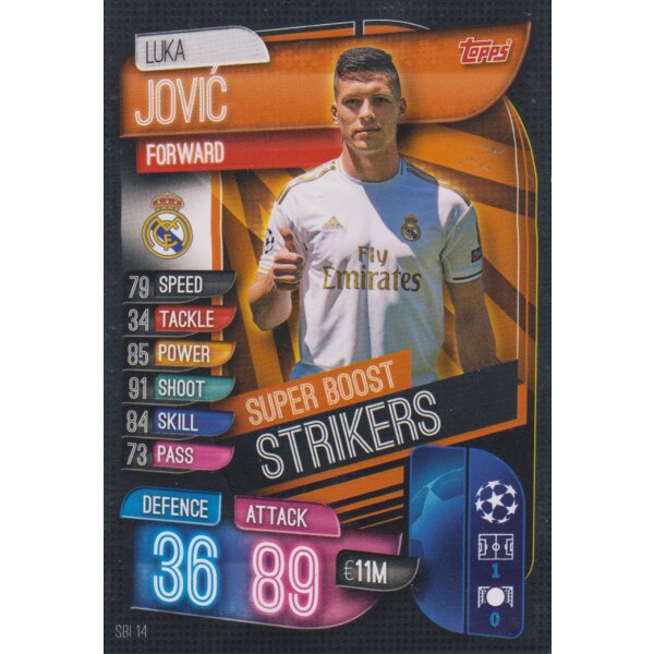 SBI14  - Luka Jovic - Super Boost Strikers - 2019/2020