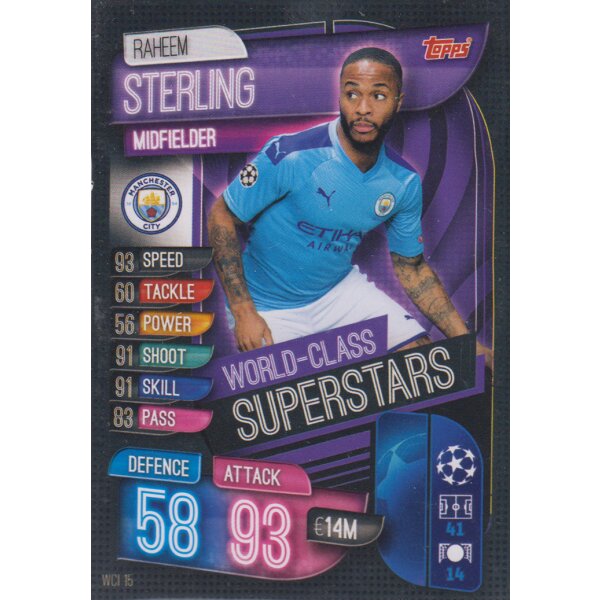 WCI15  - Raheem Sterling - World-Class Superstars - 2019/2020