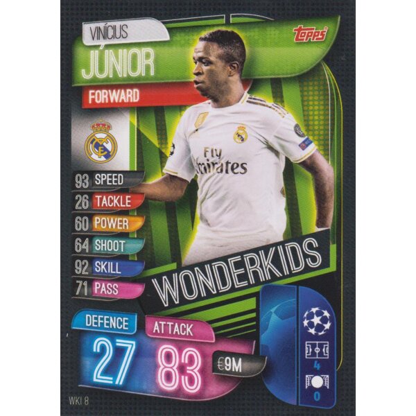 WKI8  - Vinicius Junior - Wonderkids - 2019/2020