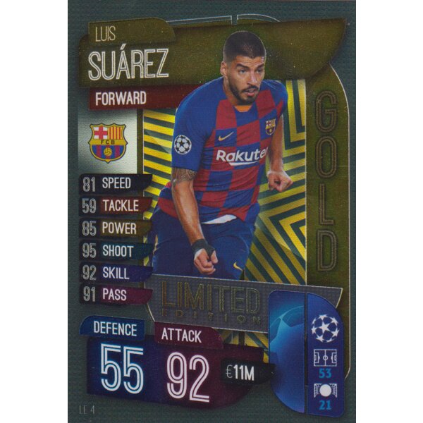 LE04 - Luis Suarez - Limitierte Karte - 2019/2020