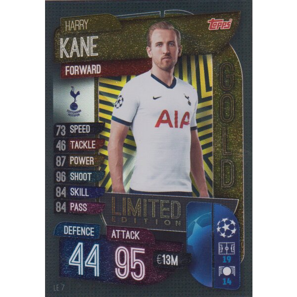 LE07 - Harry Kane - Limitierte Karte - 2019/2020