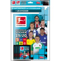 Topps Bundesliga Sammelsticker 2019/20 - 1 Album inkl. 4...