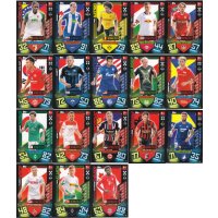 Topps Match Attax - 2019/20 - Alle 18 Nationalspieler -...