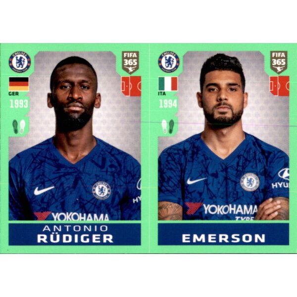 Sticker 14 - Antonio Rüdiger - Emerson Palmieri