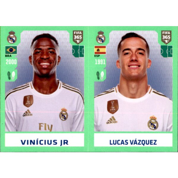 Sticker 117 - Vinicius Junior - Lucas Vazquez