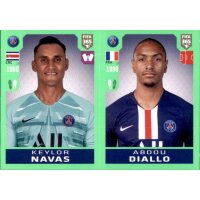 Sticker 140 - Keylor Navas - Abdou Diallo