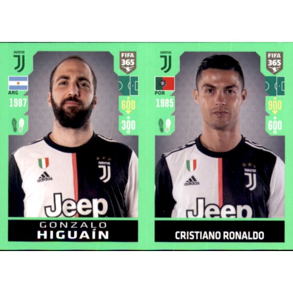 Sticker 249 - Gonzalo Higuain - Cristiano Ronaldo