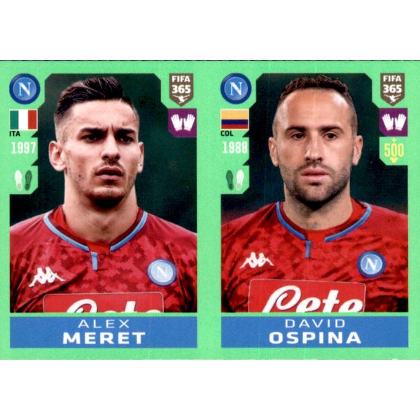 Sticker 252 - Alex Meret - David Ospina