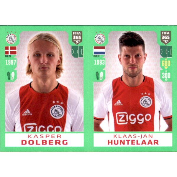 Sticker 281 - Kasper Dolberg - Klaas-Jan Huntelaar