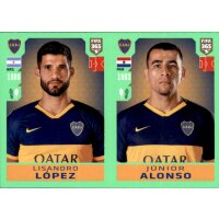 Sticker 303 - Lisandro Lopez - Junior Alonso