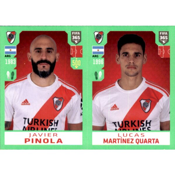 Sticker 317 - Javier Pinola - Lucas Martinez Quarta