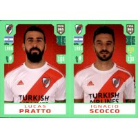 Sticker 327 - Lucas Pratto - Ignacio Scocco